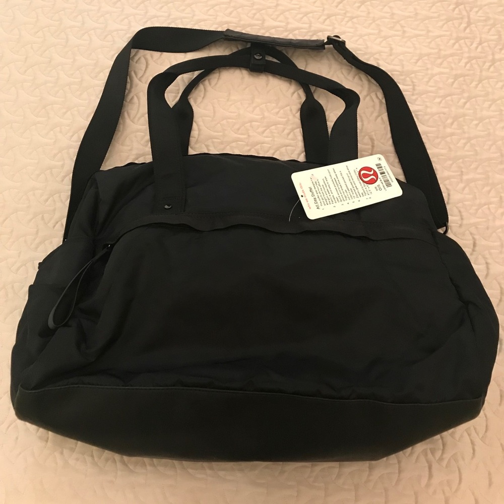 NWT New Lululemon “All Day Duffel” gym/weekend bag